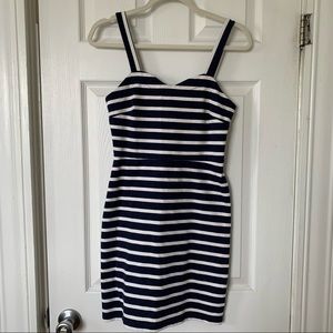 Old Navy | Navy & White Stripe Dress